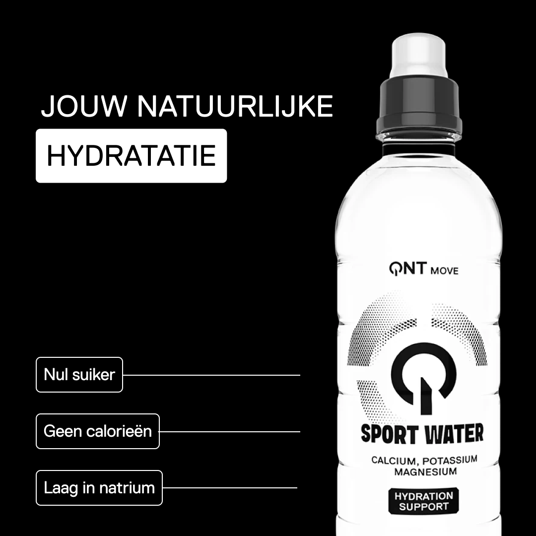 QNT MOVE Sport Water – natuurlijke hydratatie, nul suiker, geen calorieën en laag in natrium