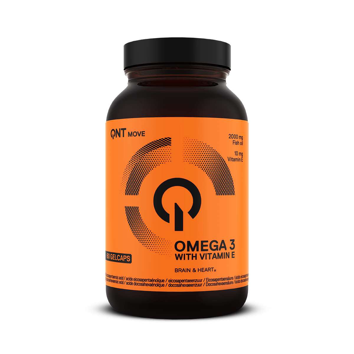 Complément alimentaire QNT Move Omega 3, acides gras oméga-3 avec EPA et DHA en gélules