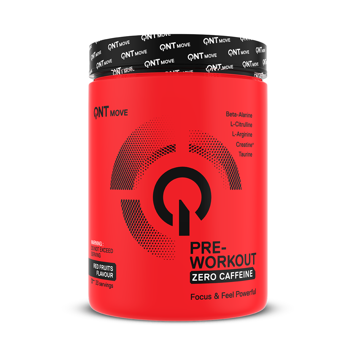 Complément alimentaire QNT Pre-Workout Pump RX 300 g, formule pré-entraînement en poudre à diluer