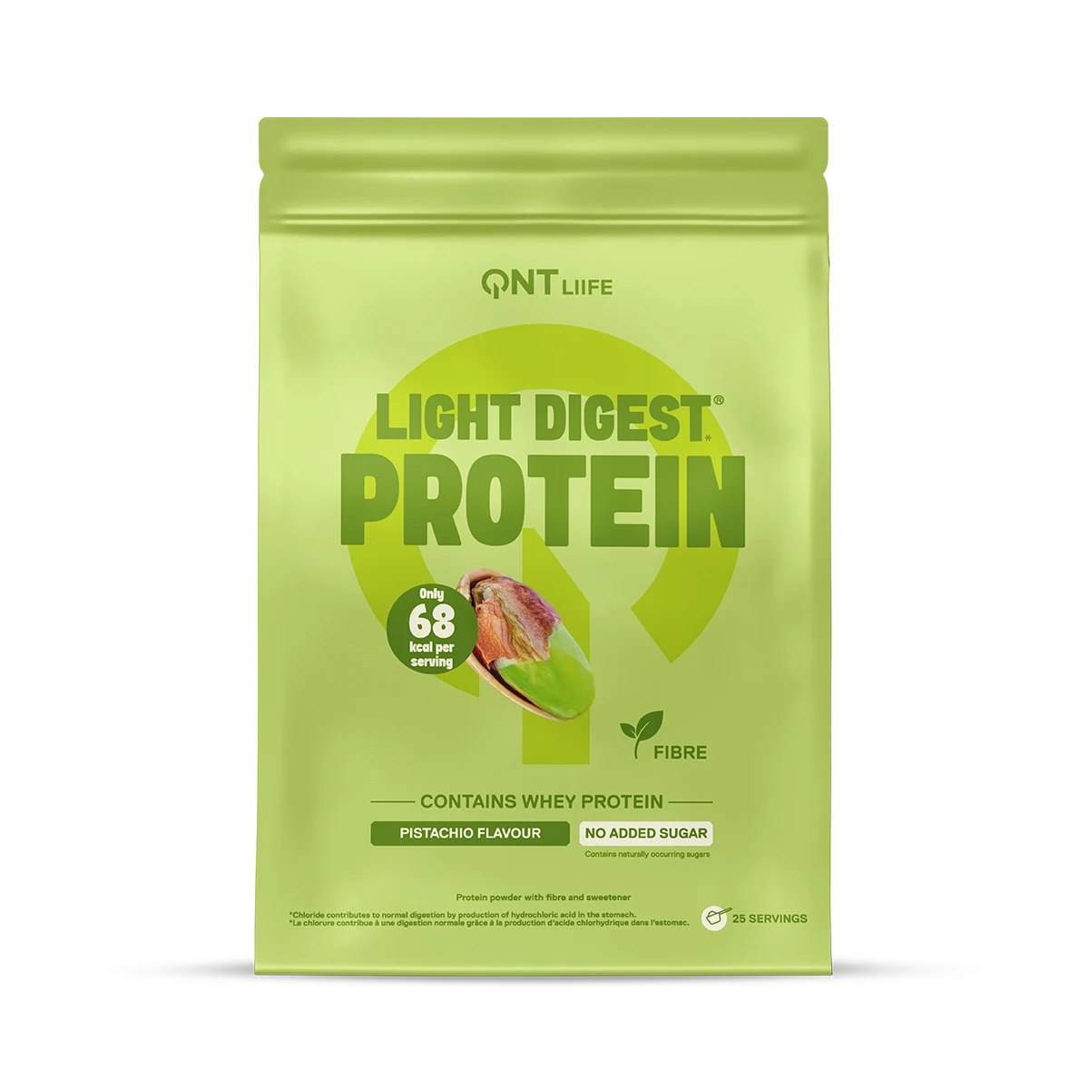 Light Digest Whey Protéine 500 g QNT Pistache, protéine whey à digestion facile