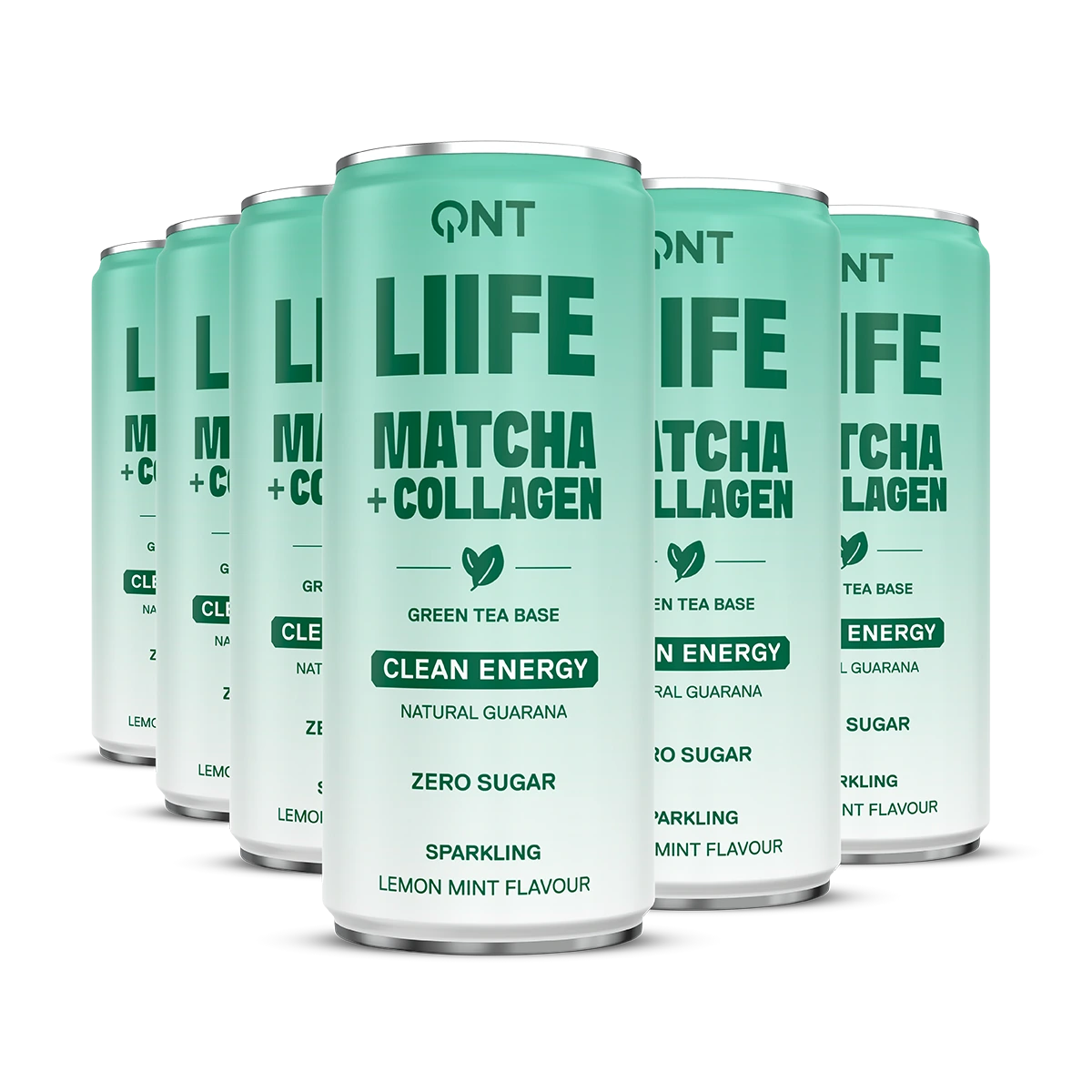 Boisson Energy Collagen Matcha QNT thé vert citron-menthe 250 ml