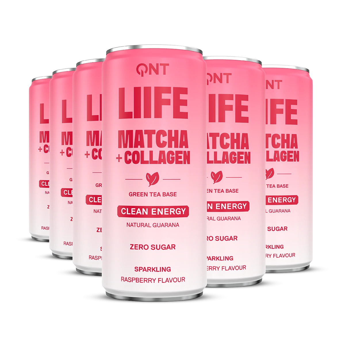 Boisson Energy Collagen Matcha QNT framboise 250 ml