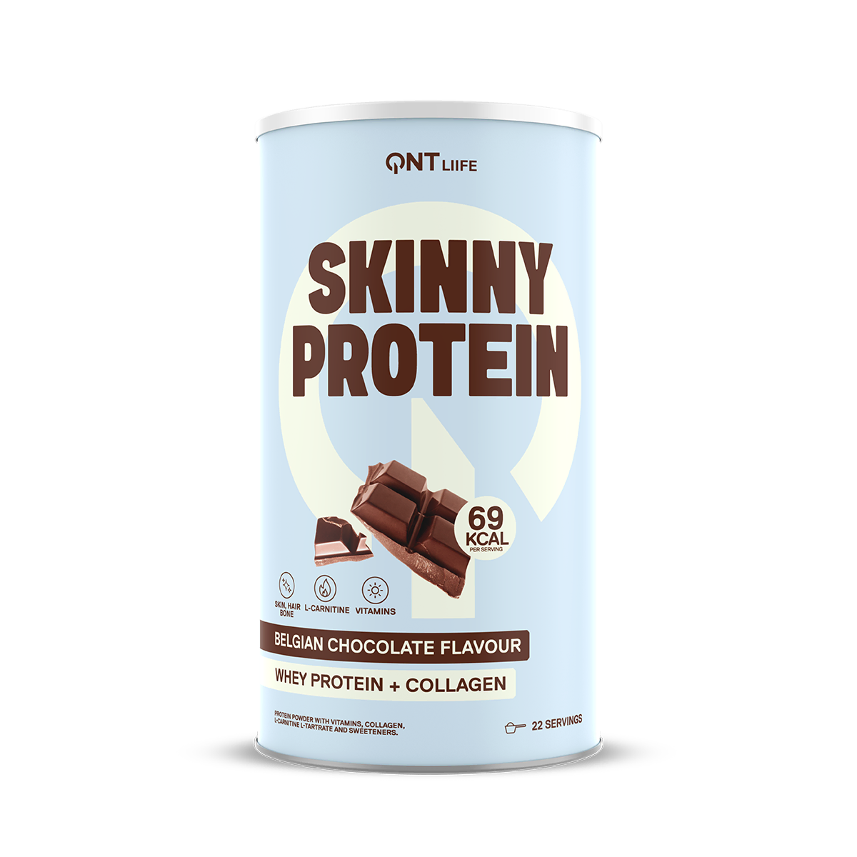 Protéine QNT Skinny Protein chocolat belge 440 g