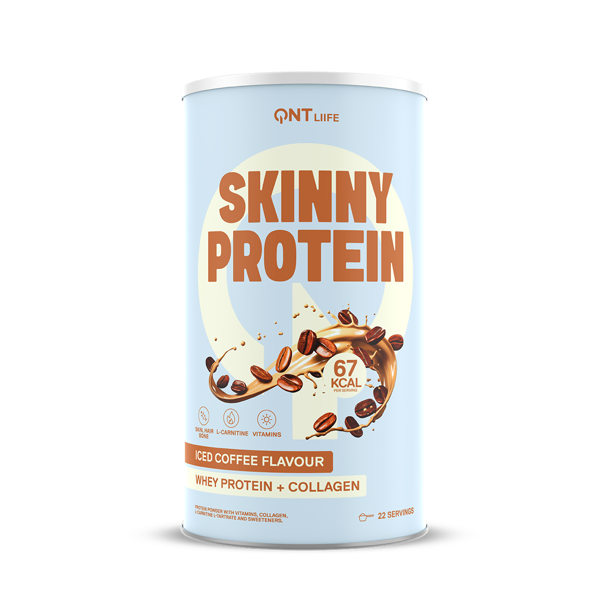 Protéine QNT Skinny Protein café glacé 440 g