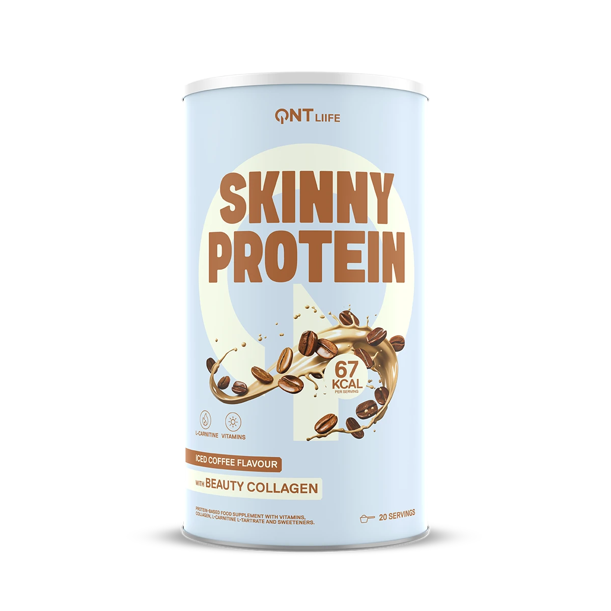 Protéine QNT Skinny Protein café glacé 440 g