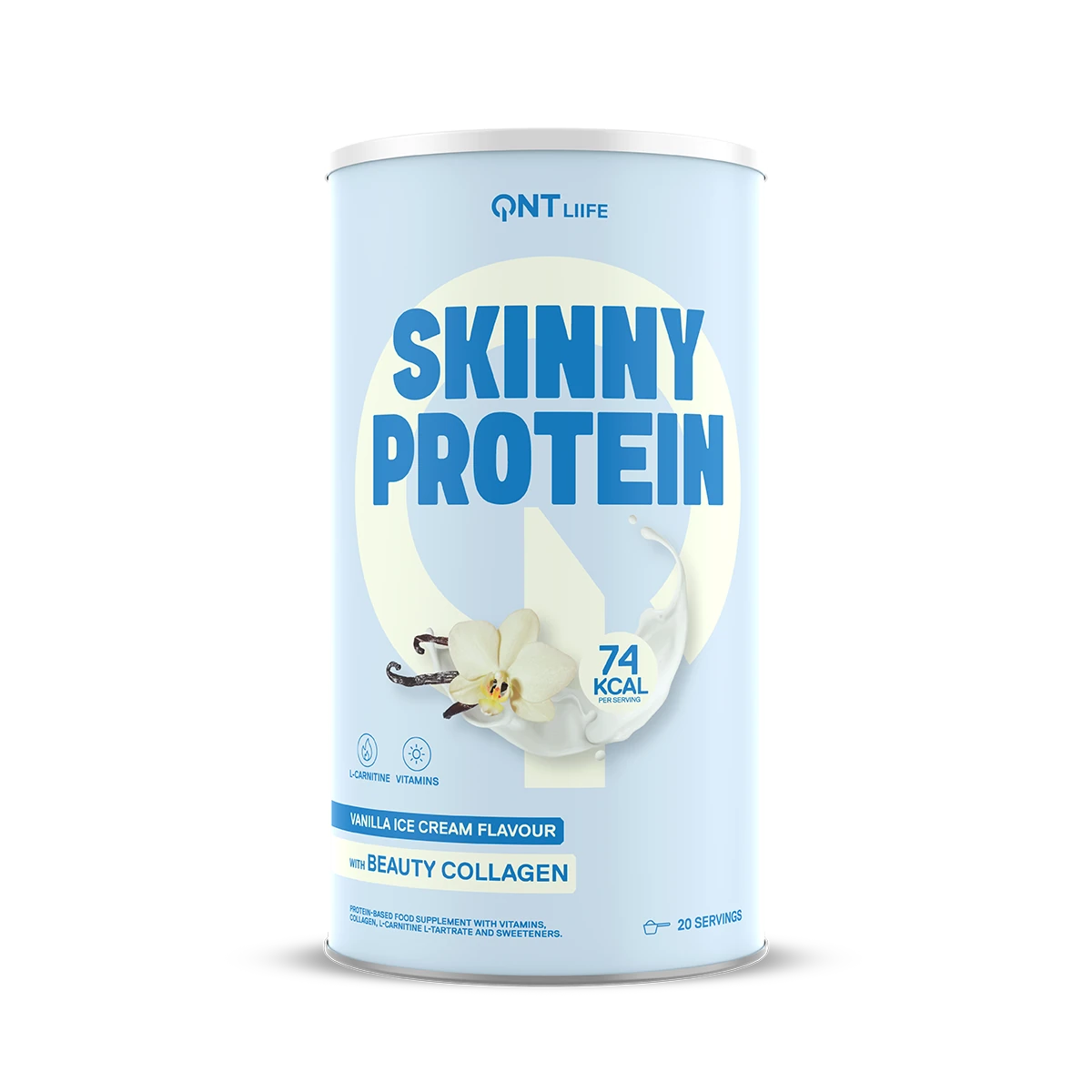 Protéine QNT Skinny Protein glace à la vanille 440 g