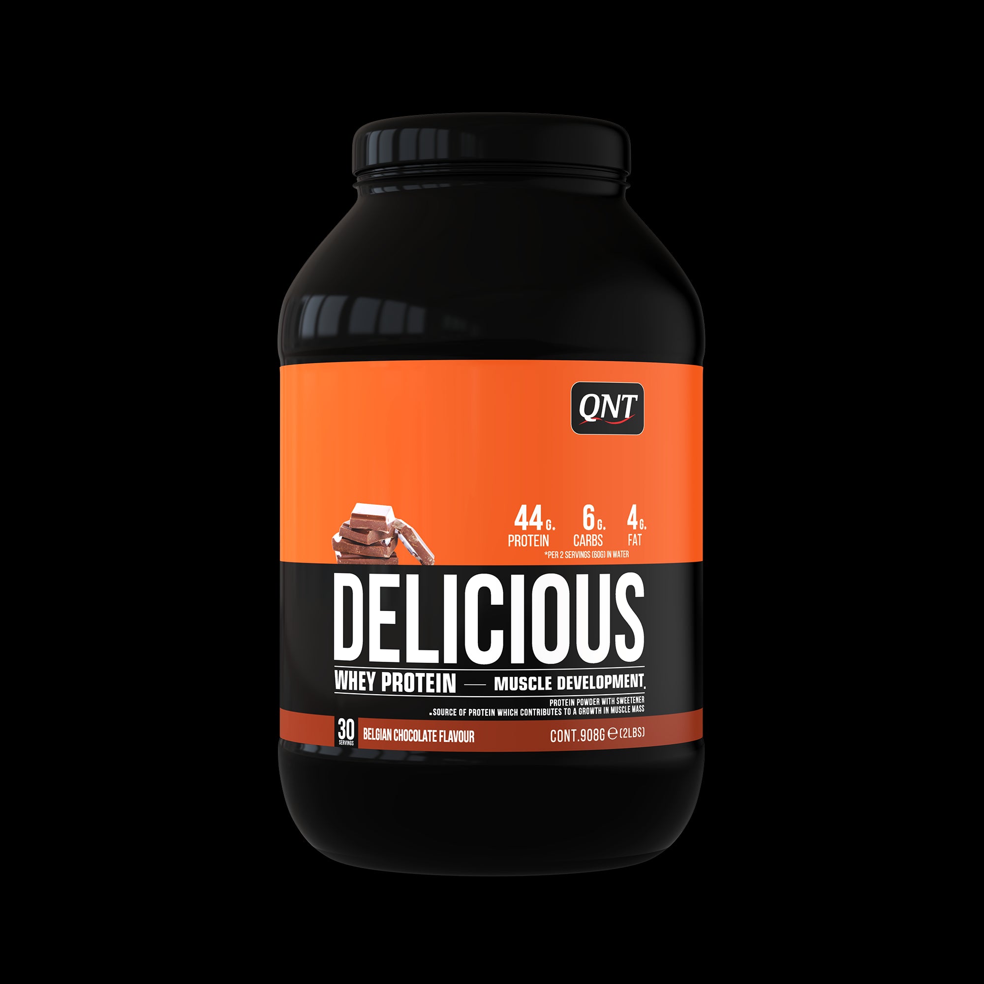 Delicious Protéine Whey Poudre | 908 g Chocolat Belge