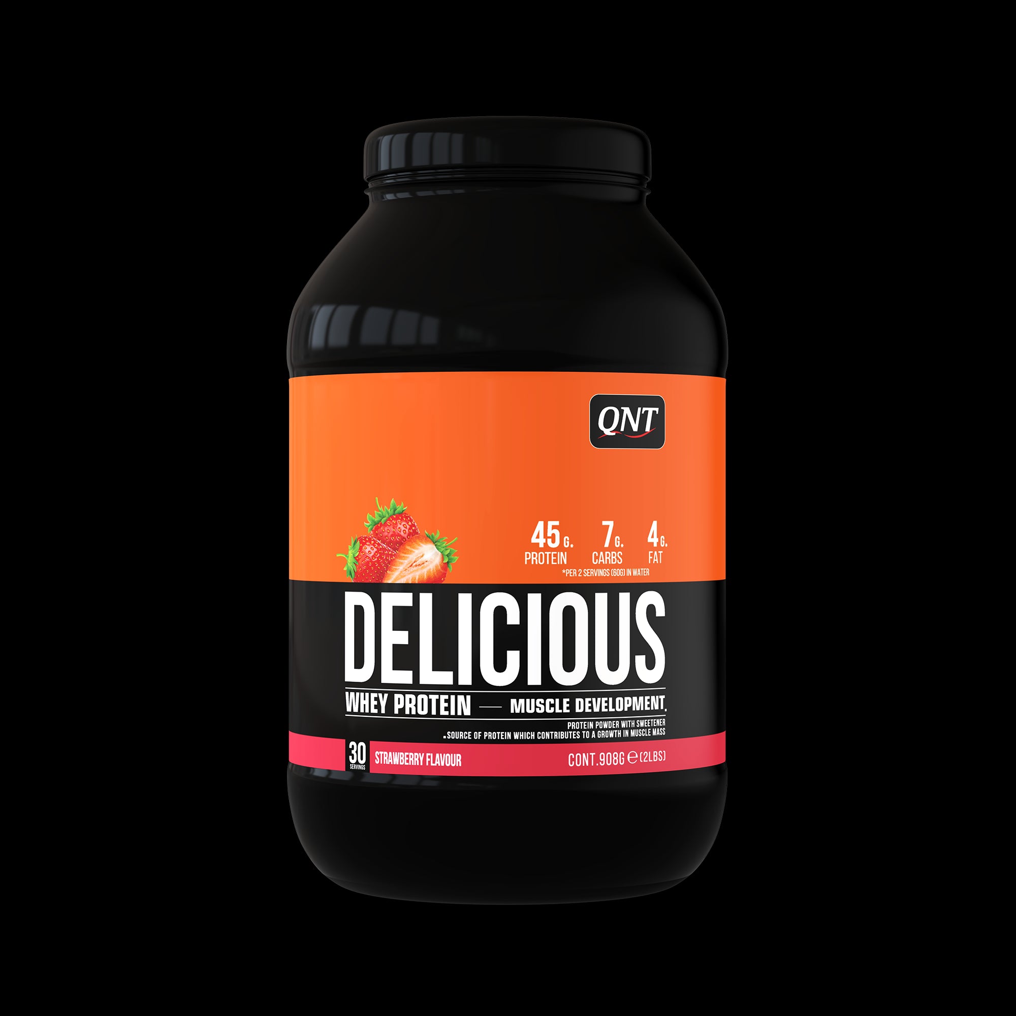 Delicious Protéine Whey Poudre | 908 g Fraise