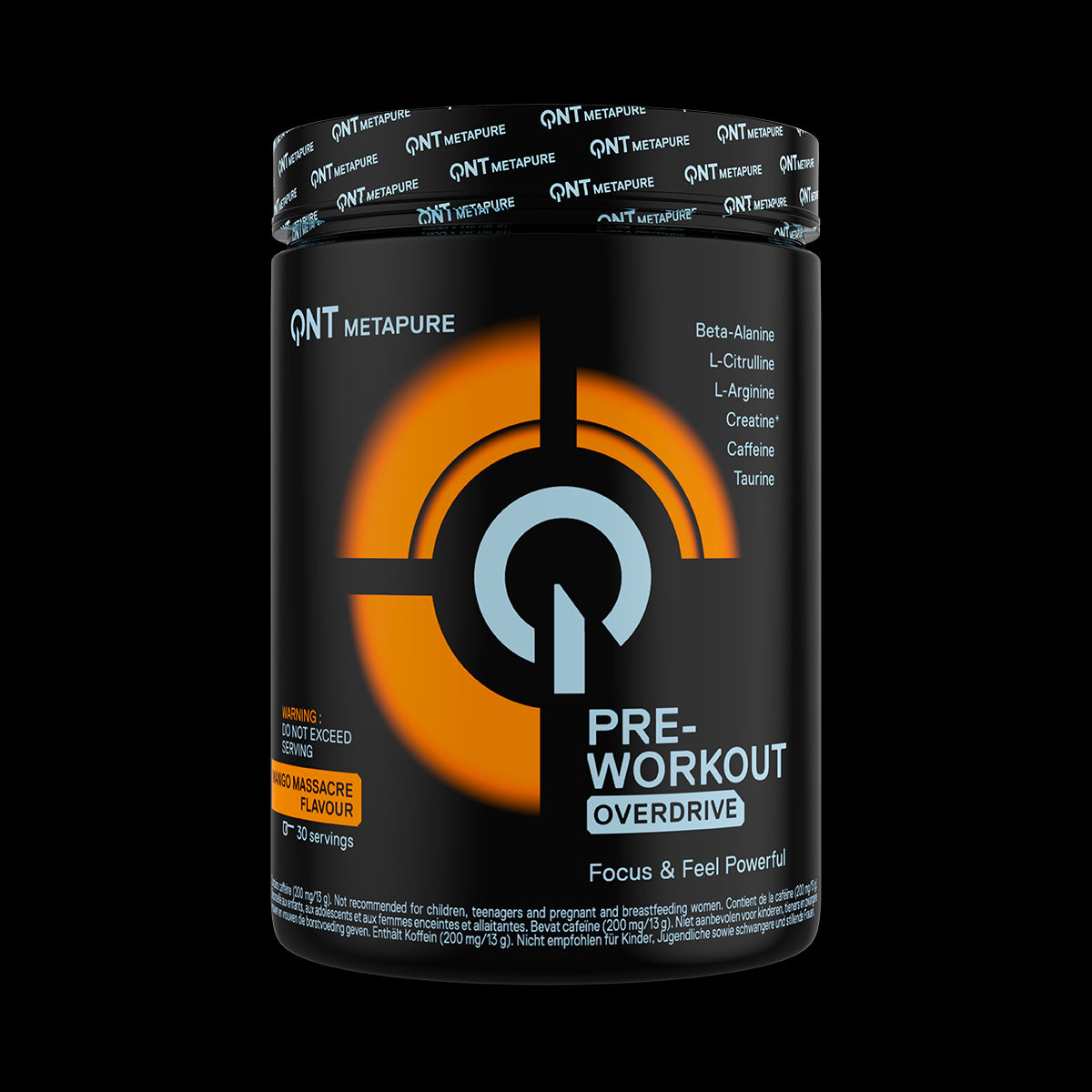 Metapure overdrive pre workout mangue| 390G