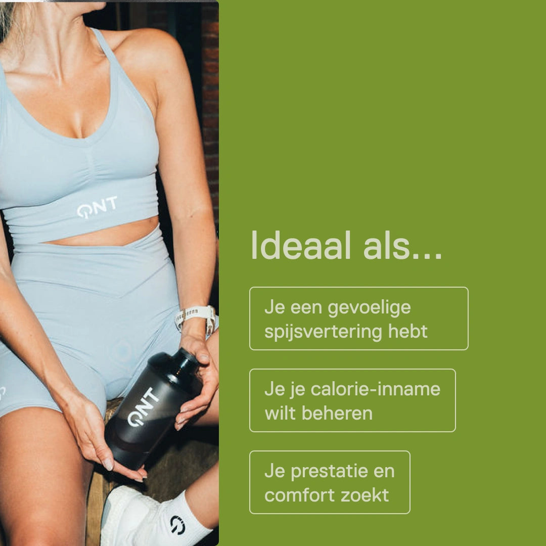 Light Digest Whey QNT Pistache – ideaal als je een gevoelige spijsvertering hebt, je calorie-inname wilt beheren of prestatie en comfort zoekt
