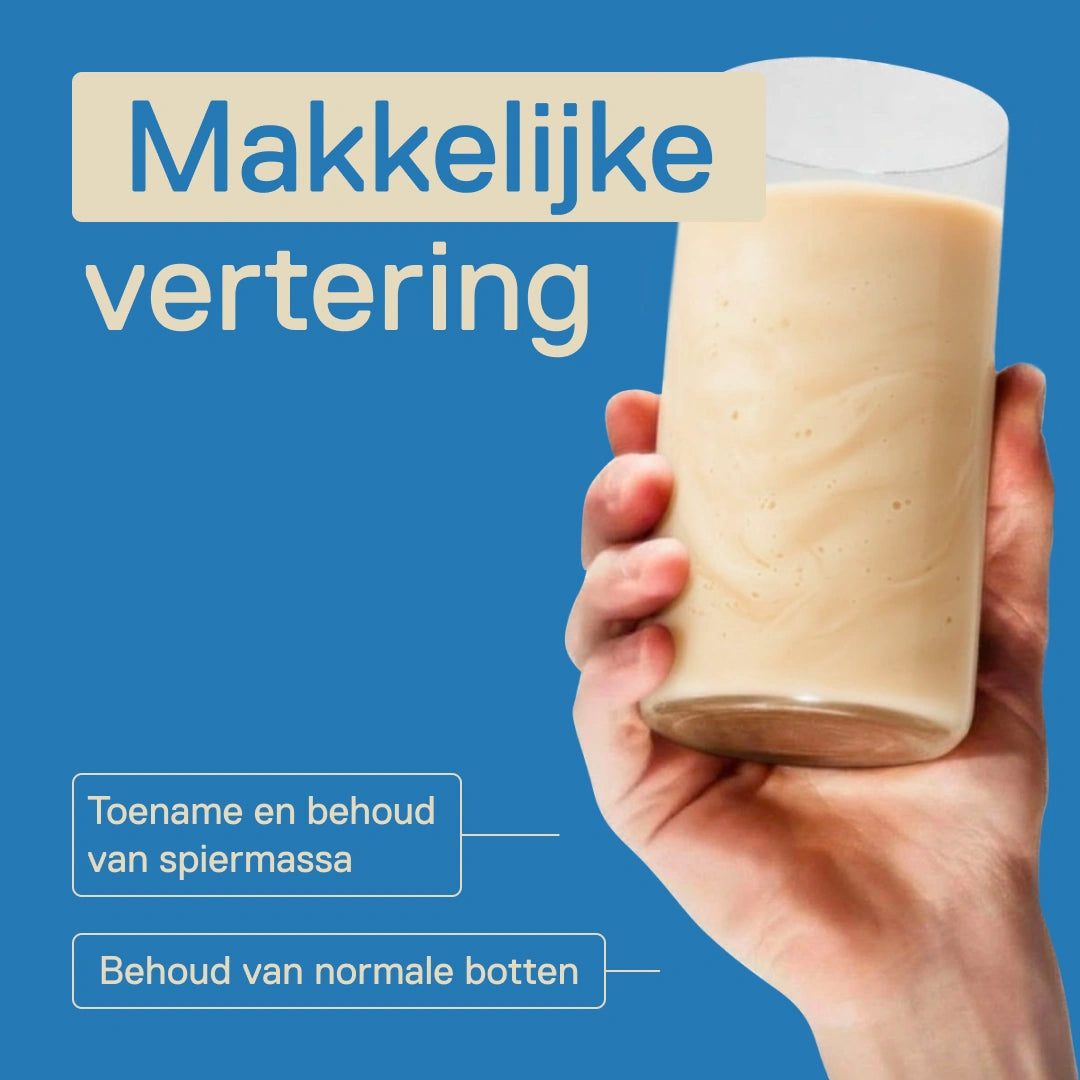 Light Digest Whey shake QNT Vanille – makkelijke vertering; eiwitten dragen bij tot de toename en het behoud van spiermassa en tot het behoud van normale botten
