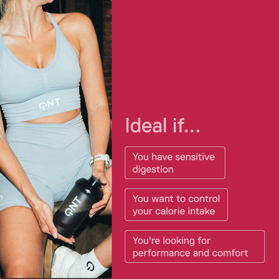 QNT Light Digest Whey Strawberry – ideal if you have sensitive digestion, want to control your calorie intake or are looking for performance and comfort