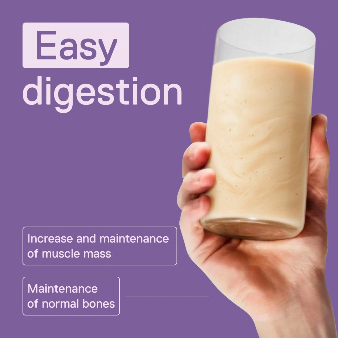 QNT Light Digest Whey White Chocolate shake – easy digestion; protein contributes to the growth and maintenance of muscle mass and the maintenance of normal bones