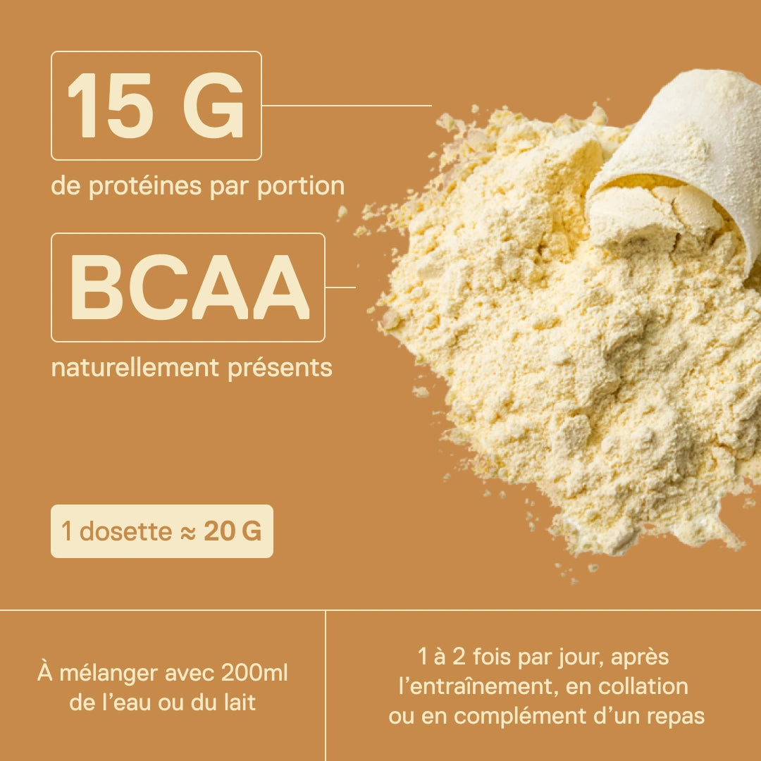 Whey protéine Light Digest QNT Caramel beurre salé – 15 g de protéines par portion et BCAA naturellement présents, 1 dosette ≈ 20 g à mélanger avec 200 ml d'eau ou de lait