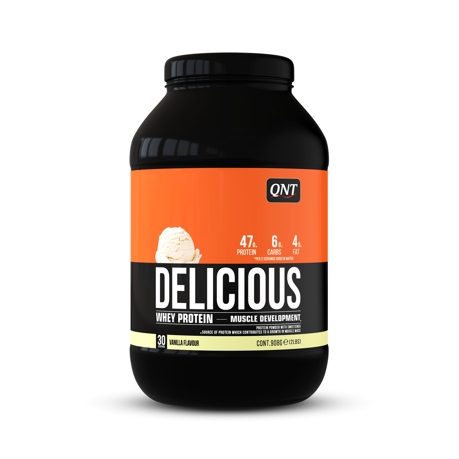 Delicious Whey Protein Powder | 908 g Vanilla