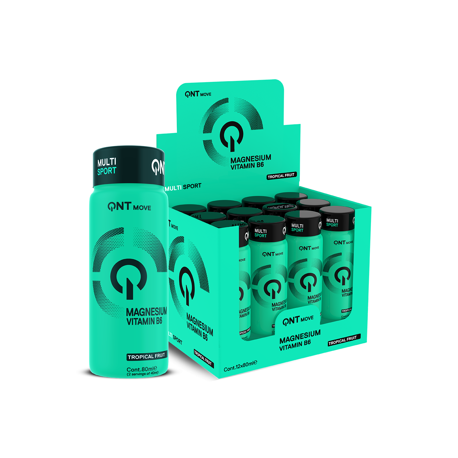 Magnesium Sport  | 12 x 80 ml Tropical Fruit Magnesium Sport  | 12 x 80 ml Tropical Fruit