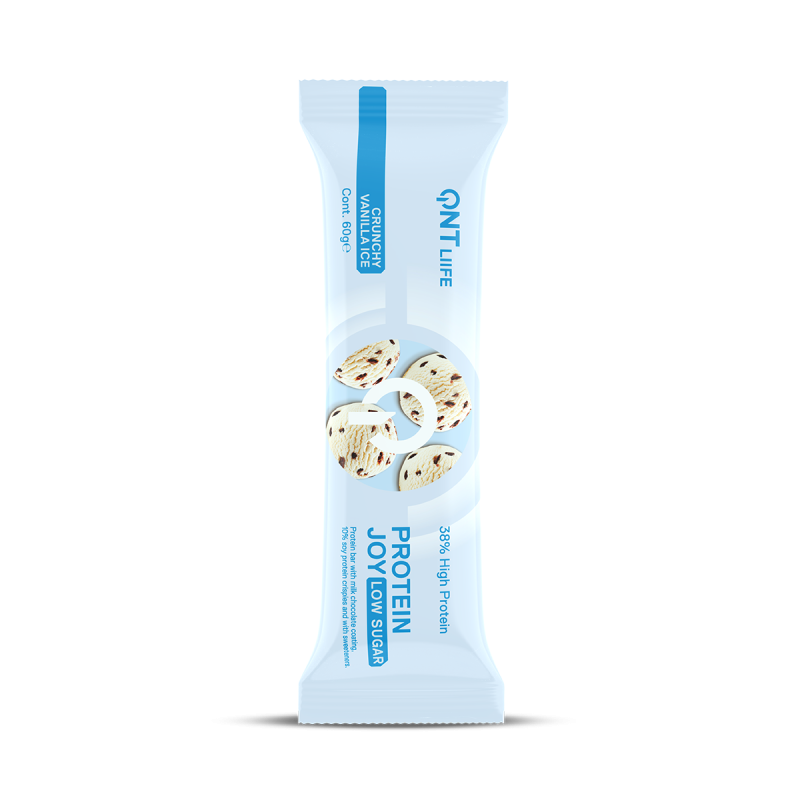 Protein Joy Barre | 12 x 60 g Crunchy Glace vanille Protein Joy Barre | 12 x 60 g Crunchy Glace vanille