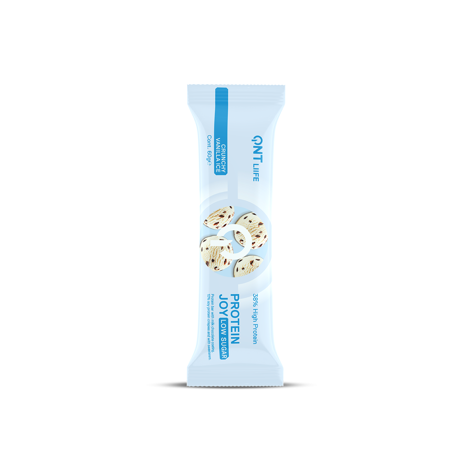 Protein Joy Barre | 12 x 60 g Crunchy Glace vanille Protein Joy Barre | 12 x 60 g Crunchy Glace vanille