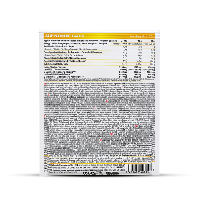 Light Digest Whey Protéine | 40 g Banane Light Digest Whey Protéine | 40 g Banane