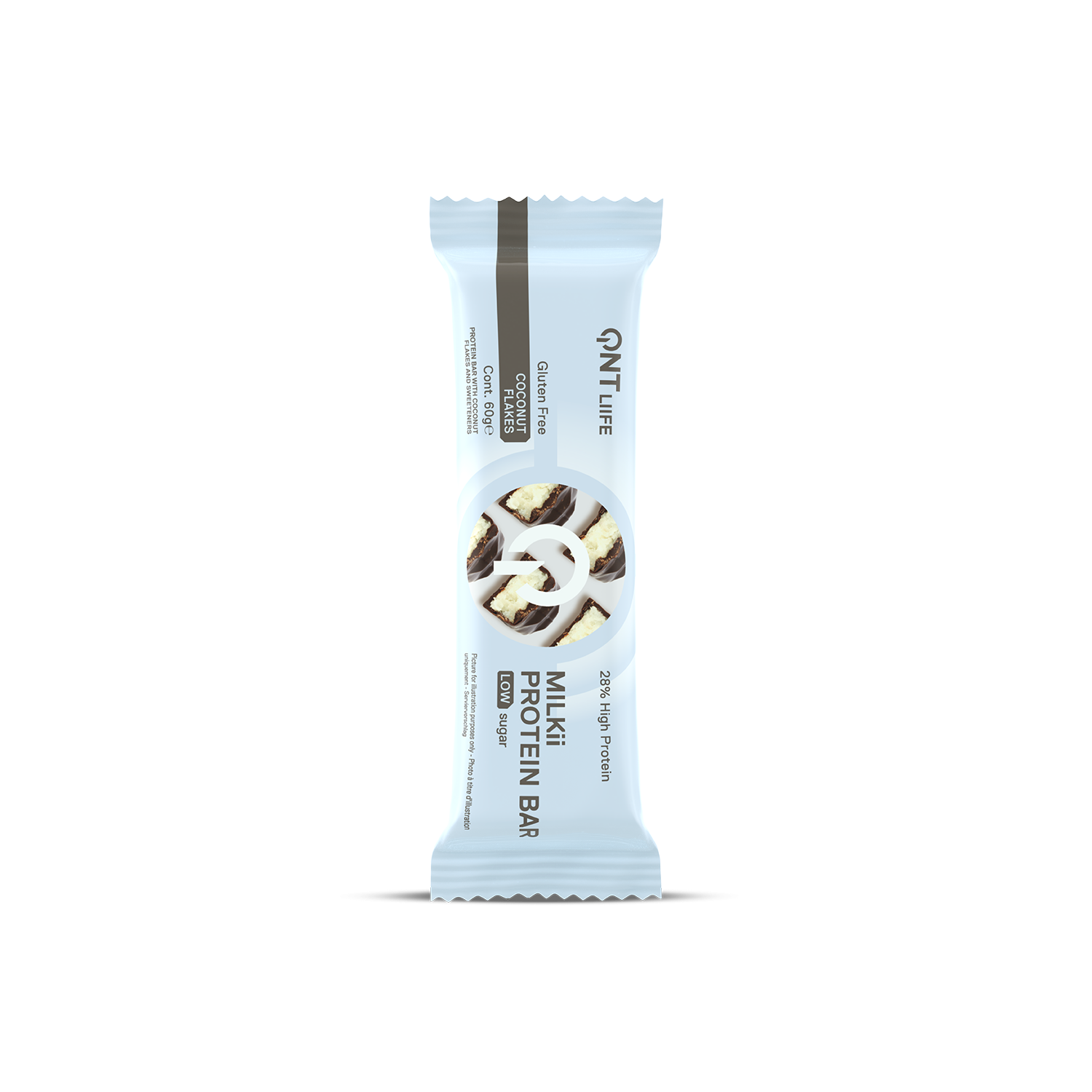 Milkii Eiwit bar | 12 x 60 g Chocolade en Kokosvlokken Milkii Eiwit bar | 12 x 60 g Chocolade en Kokosvlokken