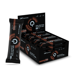 40 % eiwit crunchy bar 12 x 65 g Chocolade