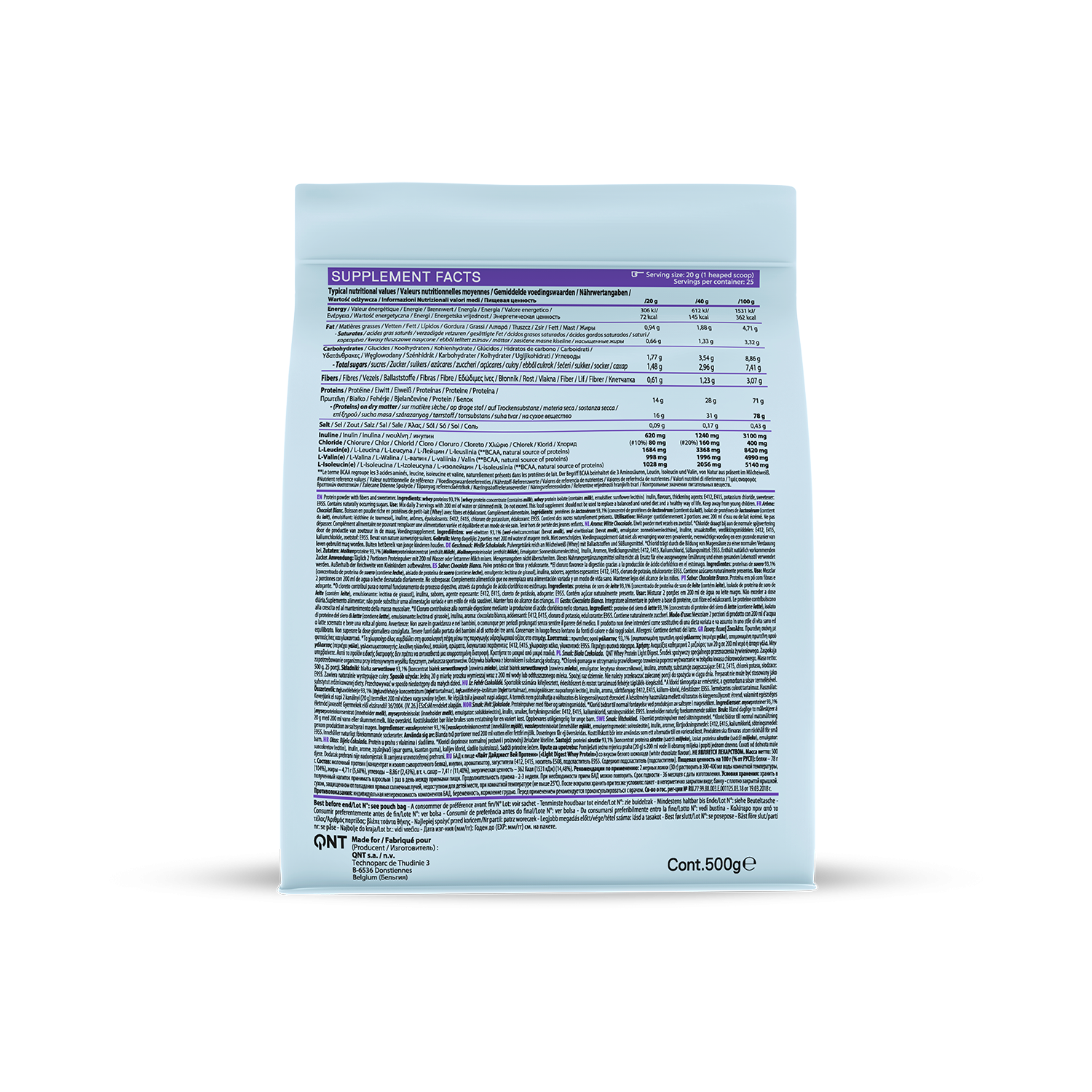 Light Digest Whey Protein|500 g  White chocolate
Halal Whey Protein Light Digest Whey Protein|500 g  White chocolate
Halal Whey Protein