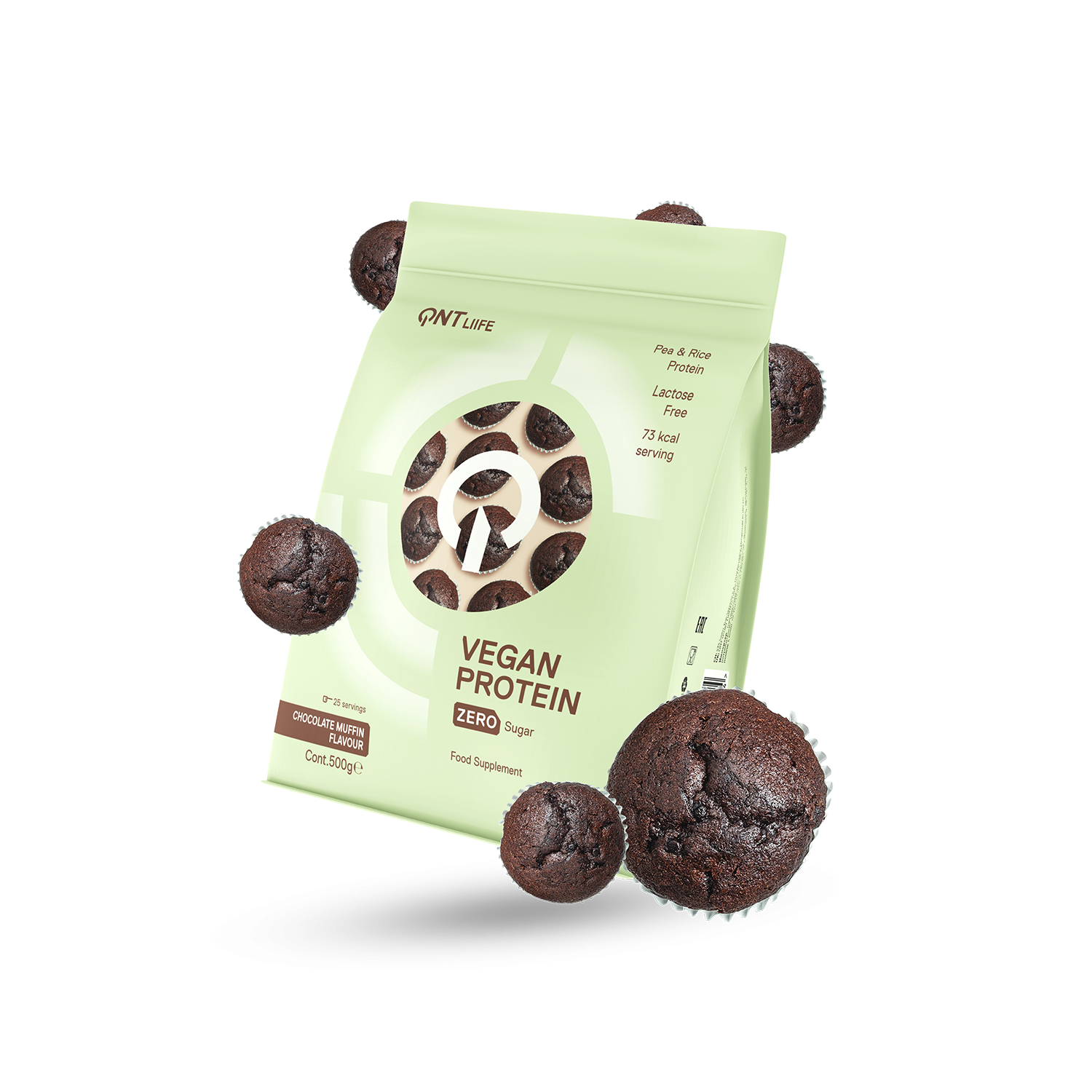 Vegan Protein| 500 g Chocolate Muffin Vegan Protein| 500 g Chocolate Muffin