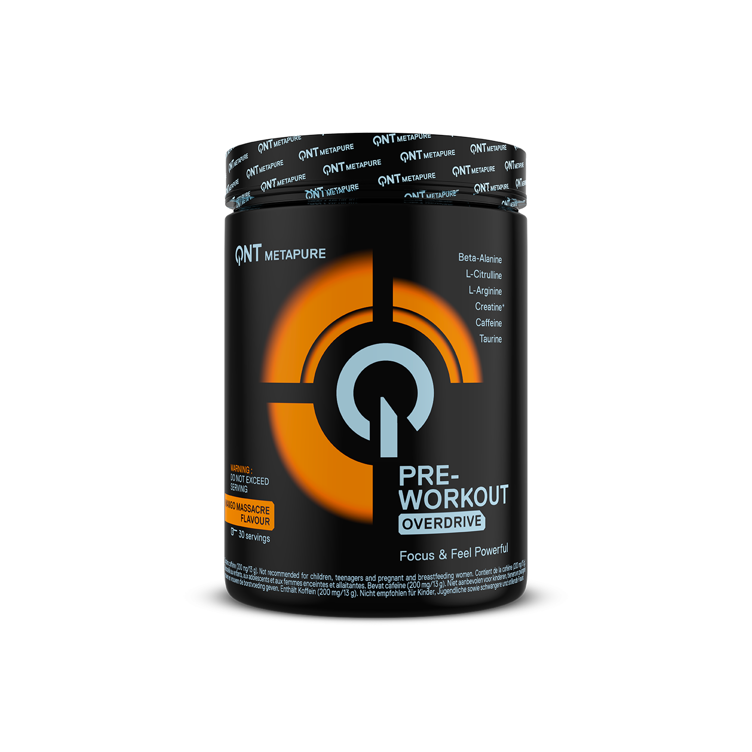 Preworkout Metapure: Maximum Power & Endurance | QNT