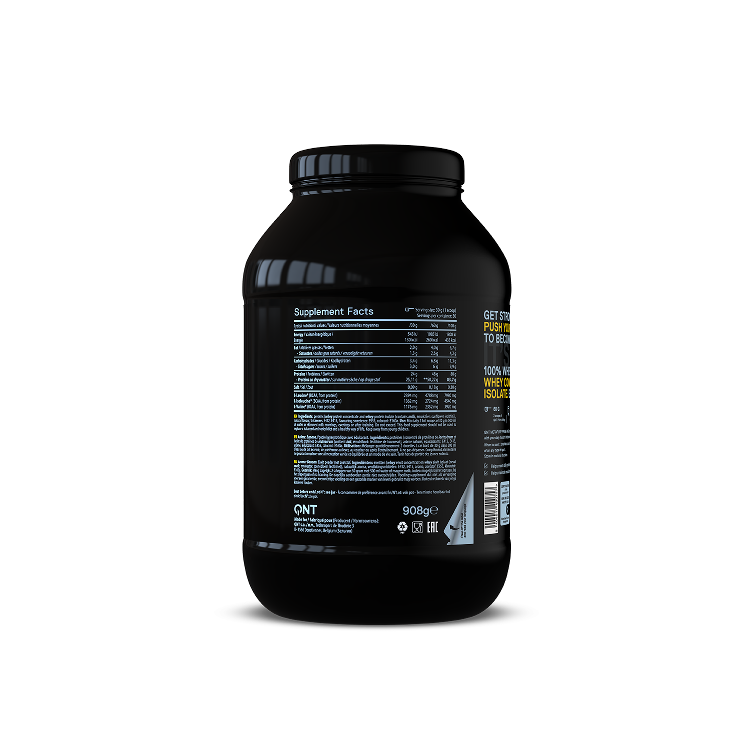 Whey Prime Protein | 908g Banana Whey Prime Protein | 908g Banana