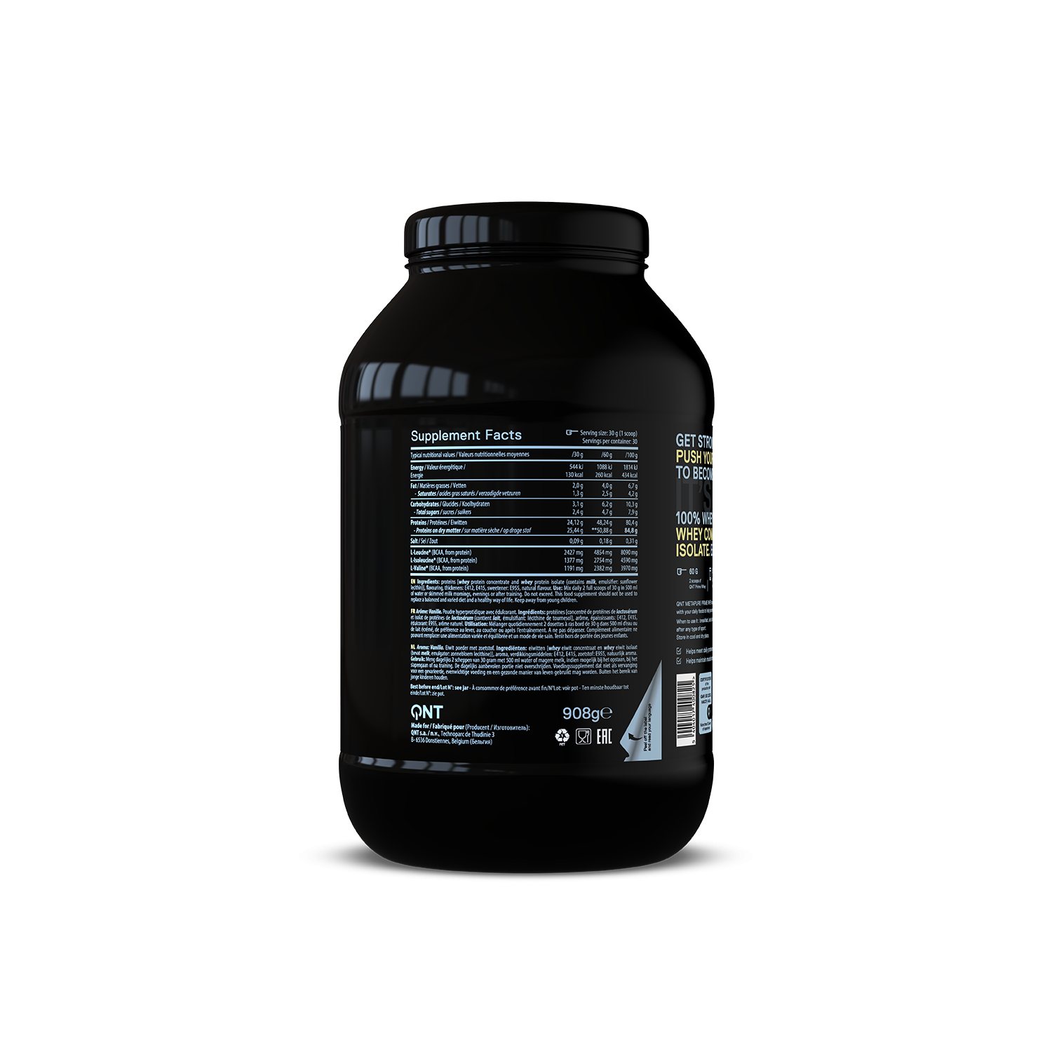 Prime Protéine Whey | 908g Vanille