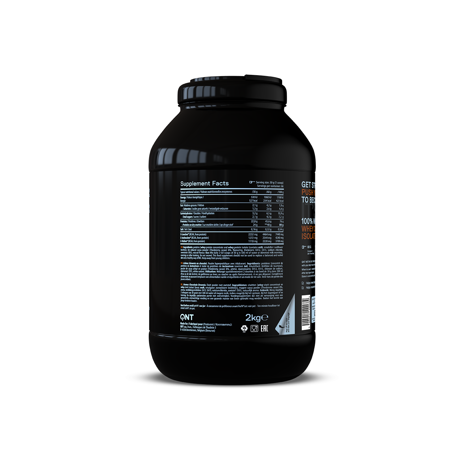 Prime Protéine Whey| 2kg Brownie chocolat belge Prime Protéine Whey| 2kg Brownie chocolat belge