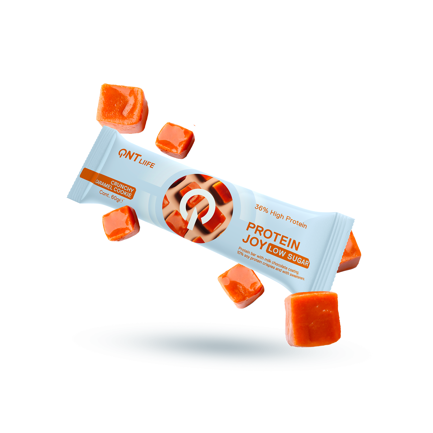 Protein Joy Reep | 12 x 60 g Knapperig Karamel Koekje