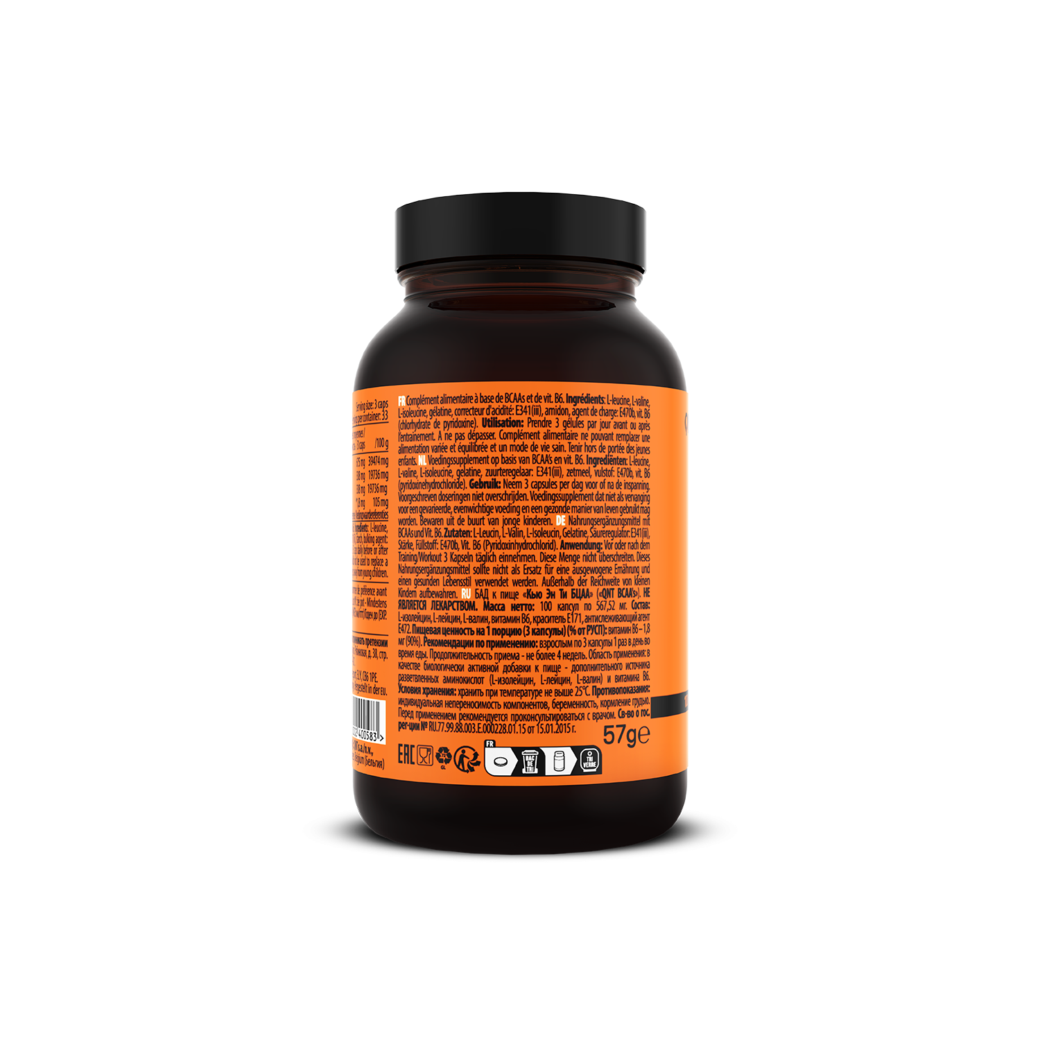 BCAA'S + vit. B-6  | 100 Caps BCAA'S + vit. B-6  | 100 Caps