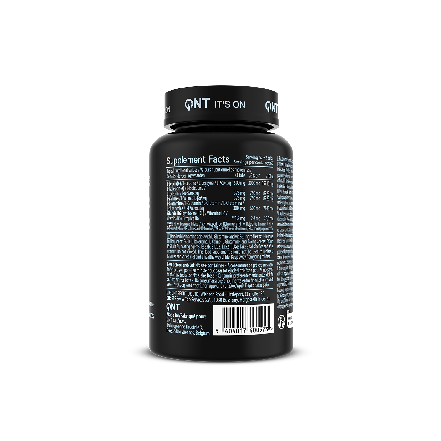 BCAA 4:1:1 + L-Glutamine | 180 Tablets BCAA 4:1:1 + L-Glutamine | 180 Tablets
