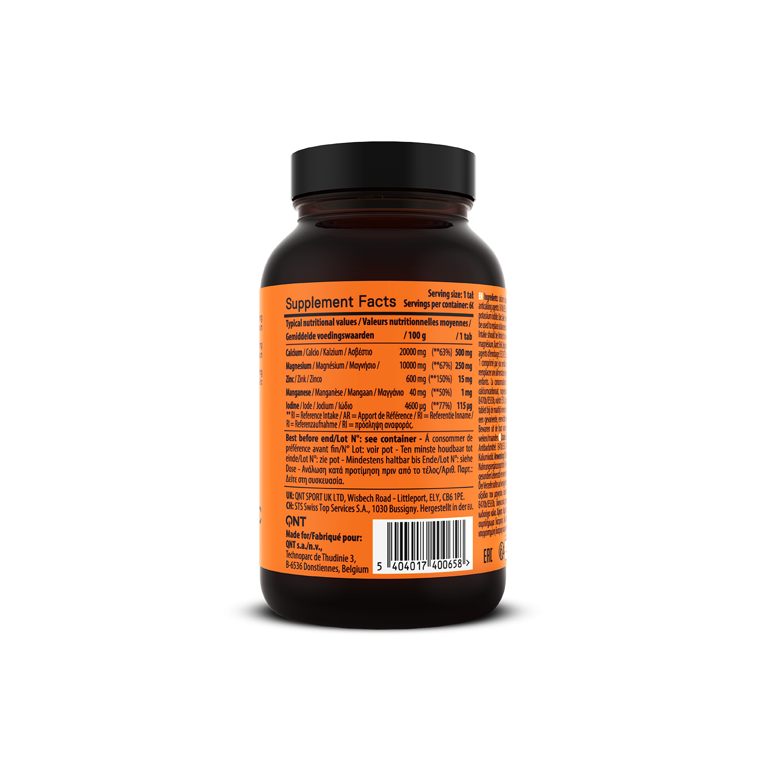 Calcium-Magnesium-Zinc | 60 Tablettes Calcium-Magnesium-Zinc | 60 Tablettes