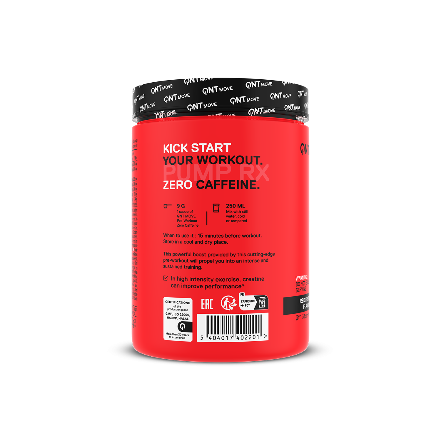 Pre Workout Pump RX  | 300 g Red fruits Pre Workout Pump RX  | 300 g Red fruits