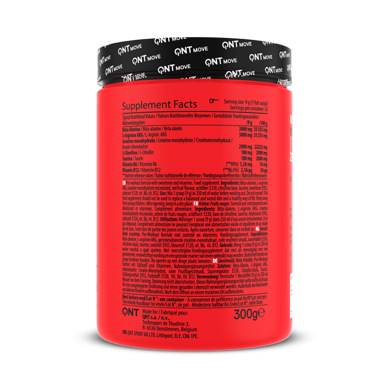 Pre Workout Pump RX  | 300 g Red fruits Pre Workout Pump RX  | 300 g Red fruits