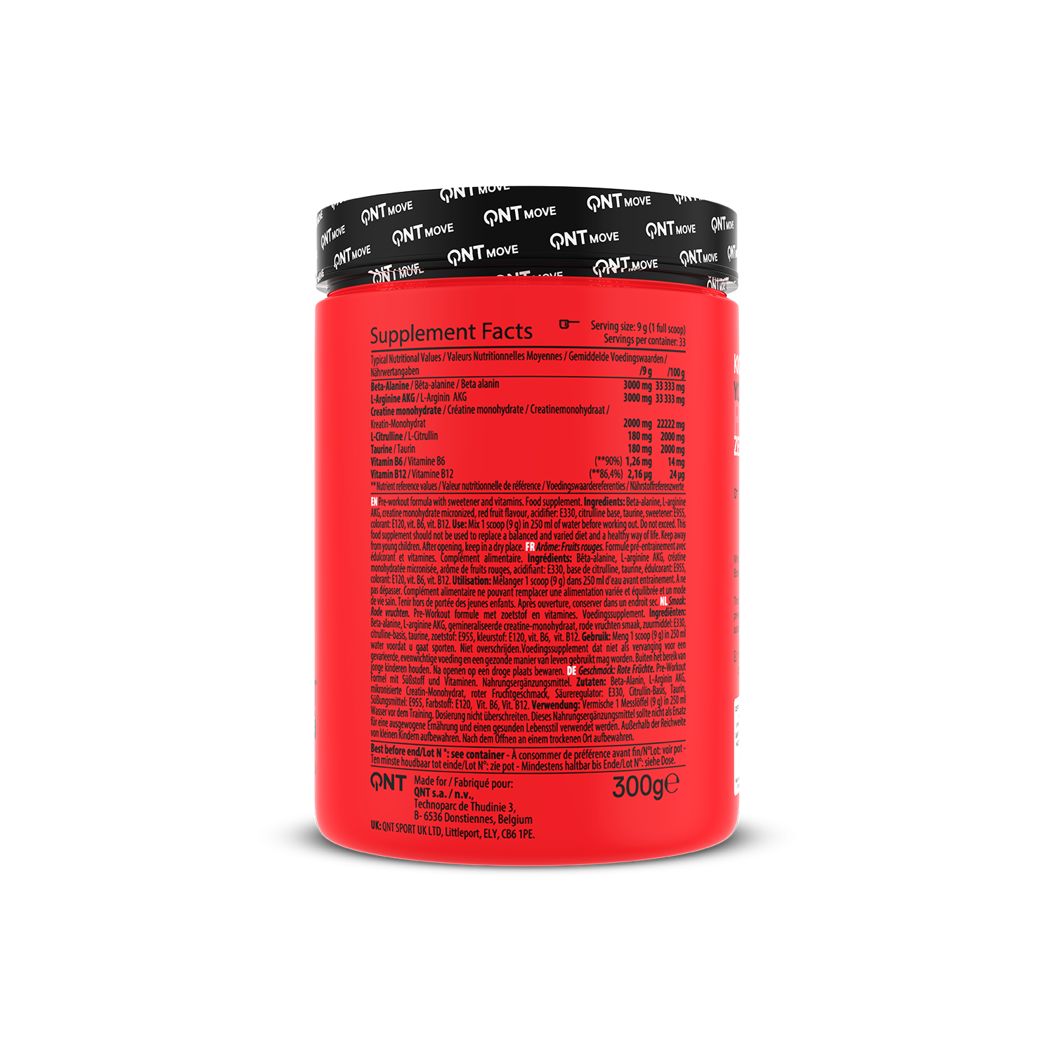 Pre Workout Pump RX  | 300 g Red fruits Pre Workout Pump RX  | 300 g Red fruits