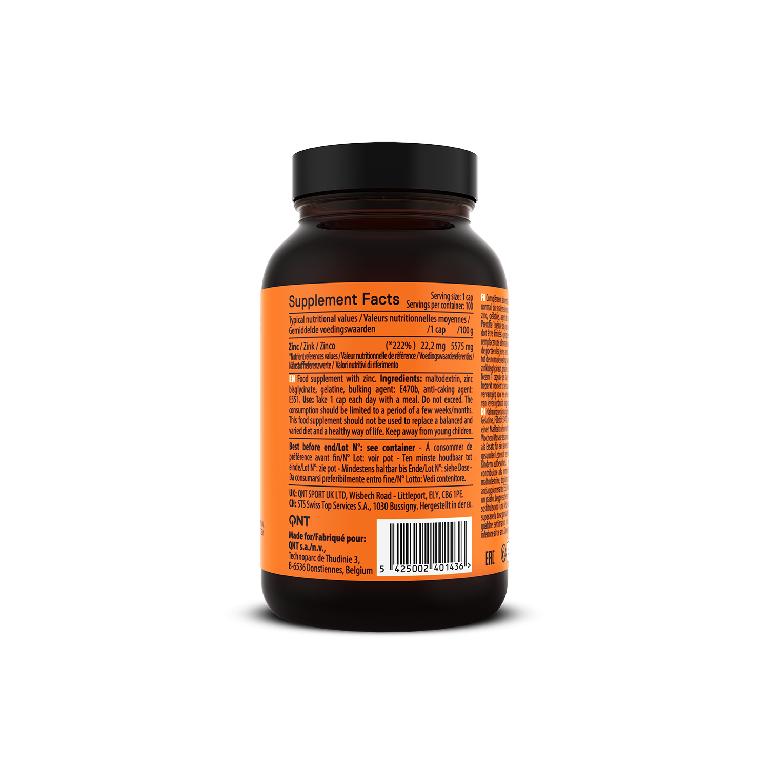 Zinc | 100 Caps Zinc | 100 Caps