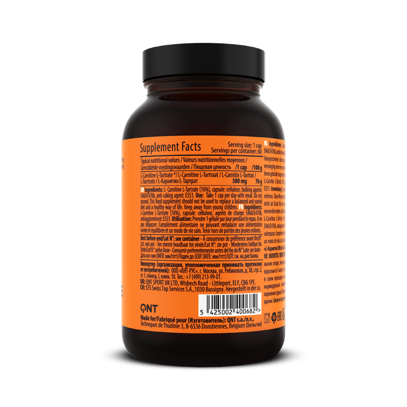 L-Carnitine 500 mg | 60 Caps L-Carnitine 500 mg | 60 Caps