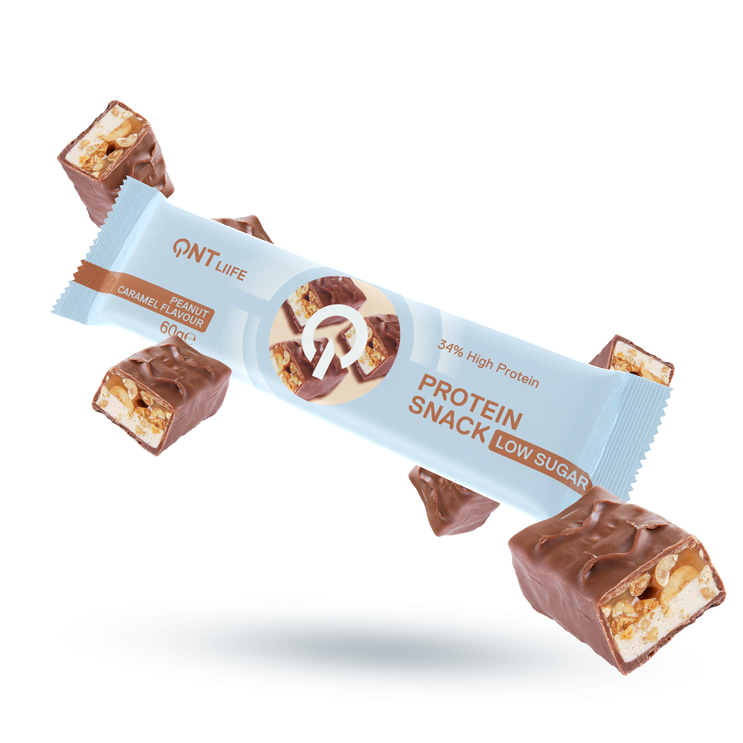 Protein Snack bar | Peanut Caramel | 12 x 60 g Protein Snack bar | Peanut Caramel | 12 x 60 g