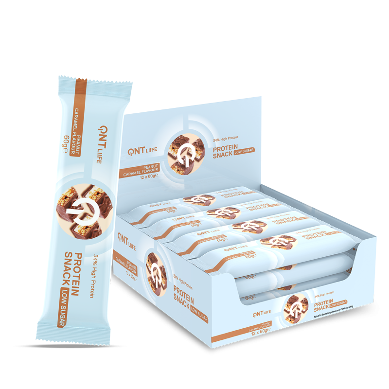 Protein Snack bar | Peanut Caramel | 12 x 60 g Protein Snack bar | Peanut Caramel | 12 x 60 g