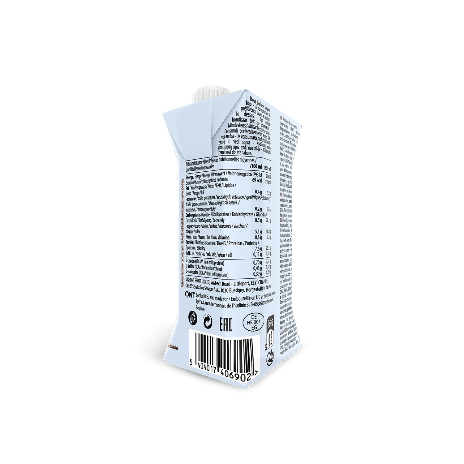 Protein Shake | 12 x 330 ml | Belgian chocolate