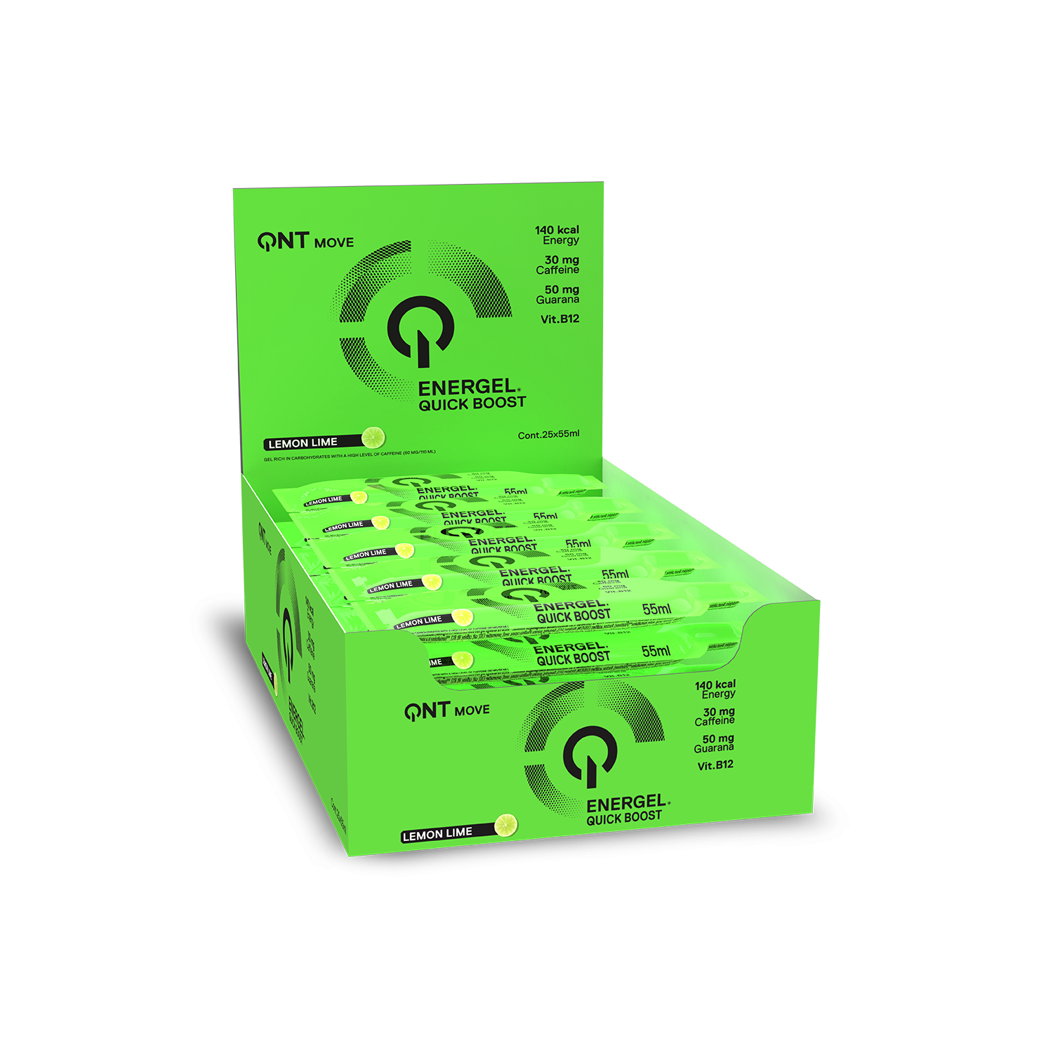 Energel Quick Boost Energy Gel| 25 x 55 ml Lemon/Lime Energel Quick Boost Energy Gel| 25 x 55 ml Lemon/Lime