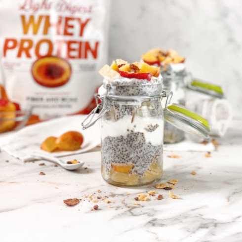 DÉLICIEUX PUDDING PROTÉINÉS AUX GRAINES DE CHIA