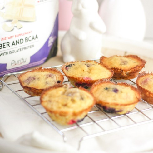 Muffins de Pâques aux framboises