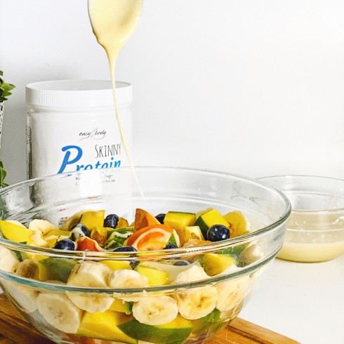 Salade de fruit protéinée