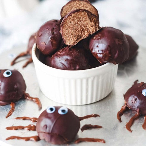 BOULES DE CHOCO PROTÉINÉES À L'ARAIGNÉE
