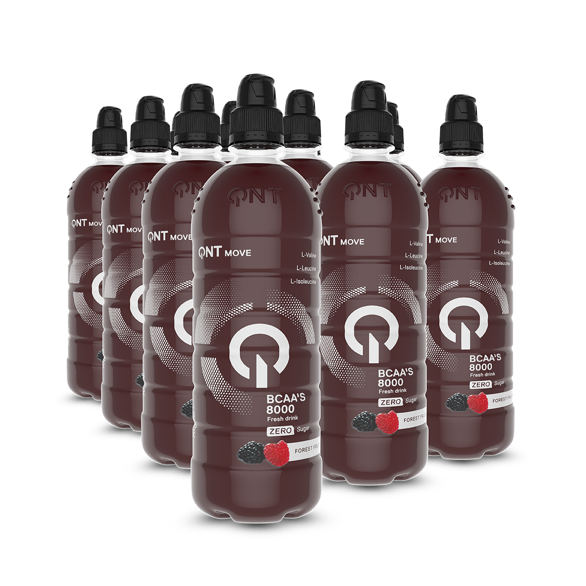 BCAA 8000 mg | 12 x 700 ml | Branched-chain amino acids | QNT