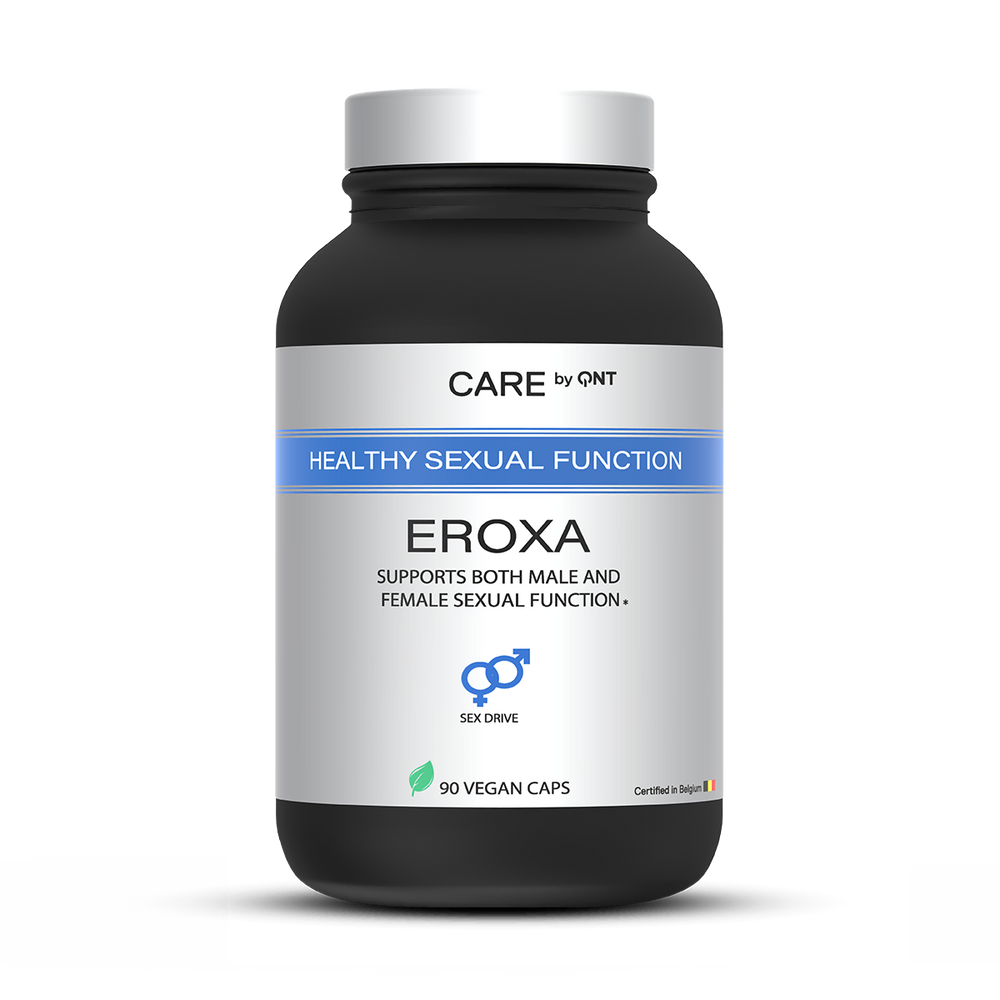 Complément alimentaire QNT Eroxa, formule pour la fonction sexuelle en gélules vegan
